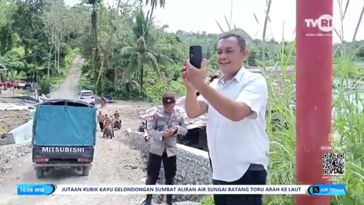 Jembatan Noyo penghubung Nias Barat Gunungsitoli Belum  Dapat Dilalui Pemudik Nataru