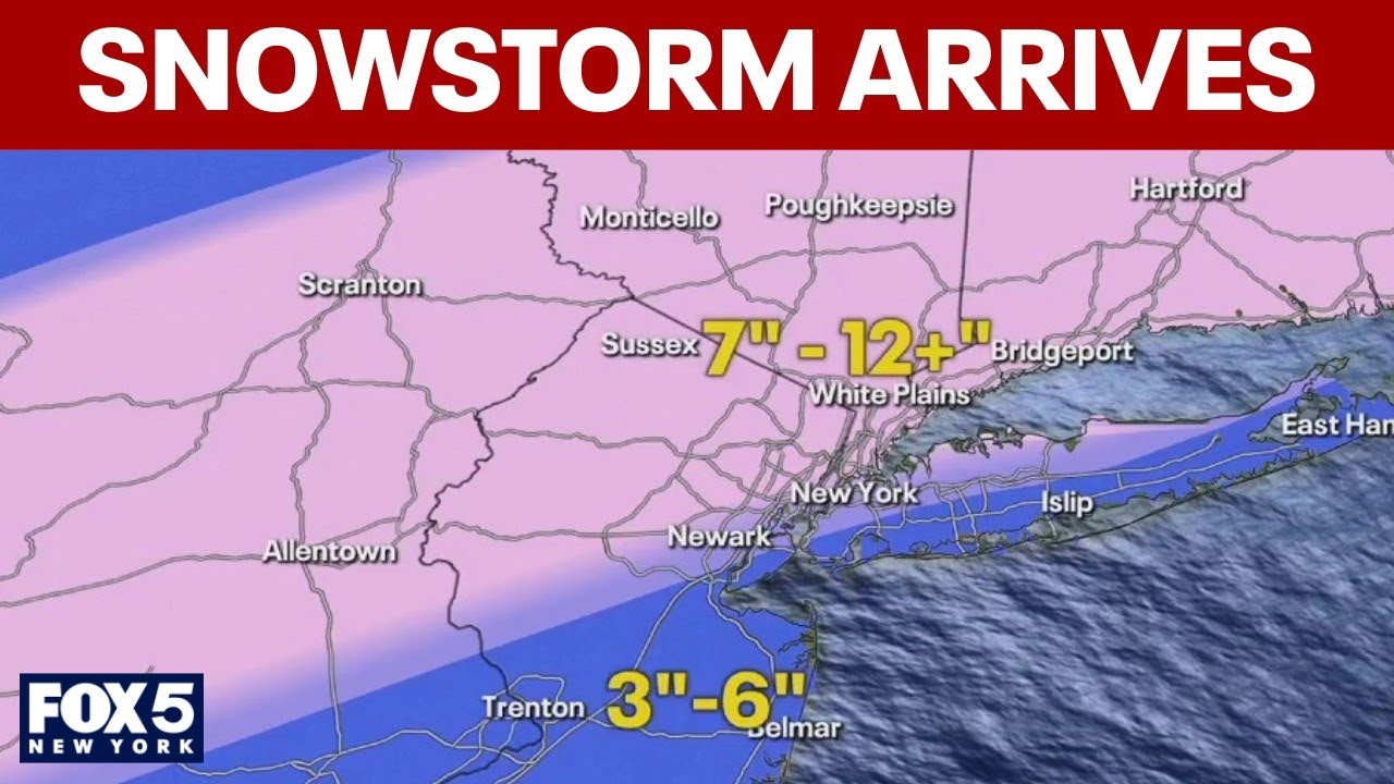 NYC snow update: What do the latest models say? Updated predicted totals