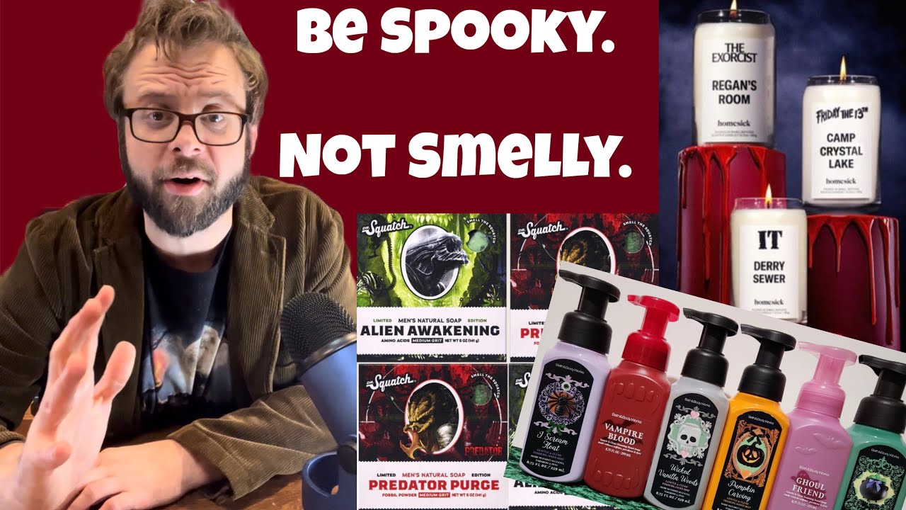 Be Spooky. Not Smelly. Unboxing Homesick Candles, Dr. Squatch + Bath & Body Works Horror Collections