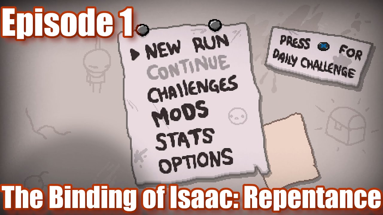 Ep. 1: Humble Beginnings | The Binding of Isaac: Repentance | Road to 100%
