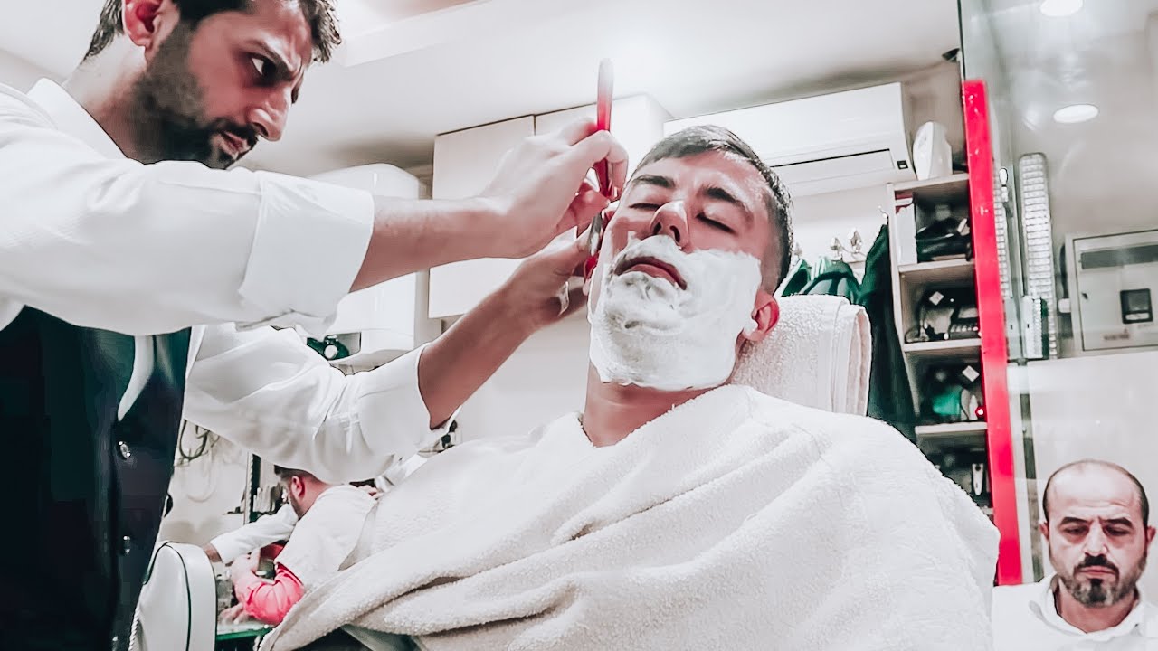 Turkish Barber Shave and Head Massage Part 2 (Grand Bazaar, Istanbul)