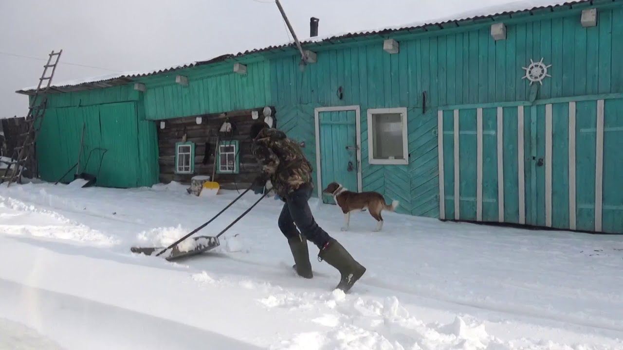 Жизнь в деревне Зимой