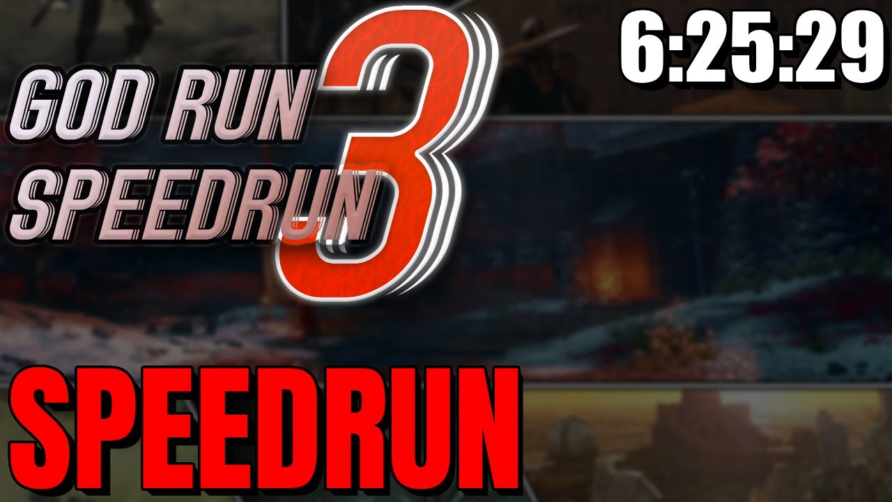TOUS LES SOULS-LIKE DE FROMSOFTWARE EN MOINS DE 6 HEURES ET 30  MINUTES - GOD RUN 3 SPEEDRUN