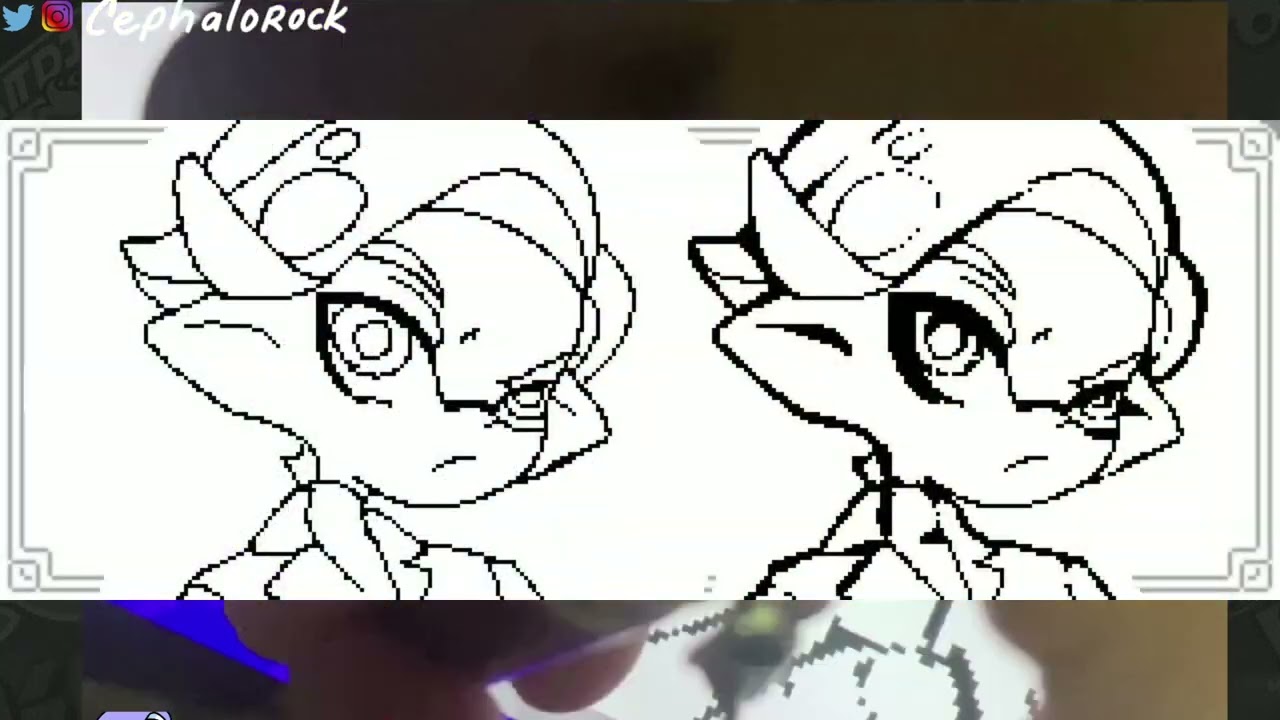 How to draw on the Splatoon Plaza + 6min Tutorial + speed draw
