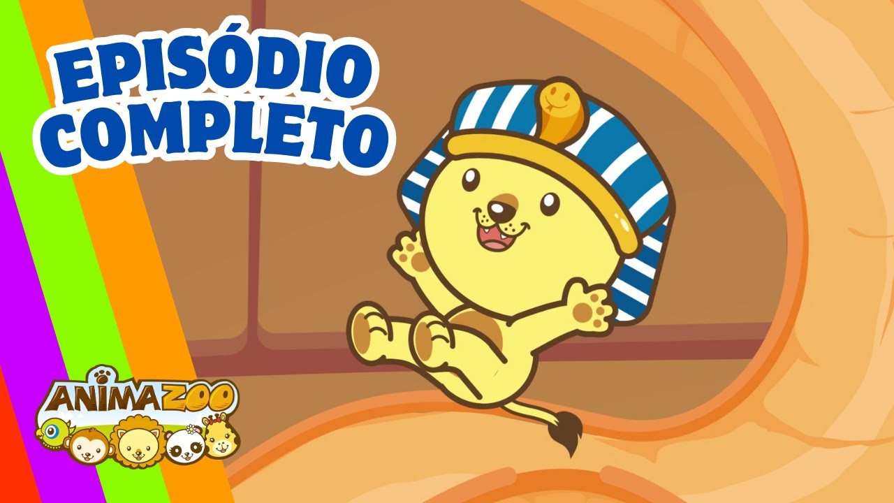 Escorregador SECRETO 😍 Desenho Animado Educativo ♫ Animazoo Kids 🦁🐼🦒🦜🐵