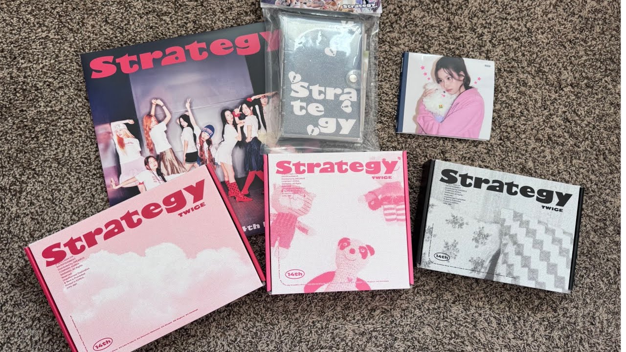 Распаковка альбома TWICE «Strategy»