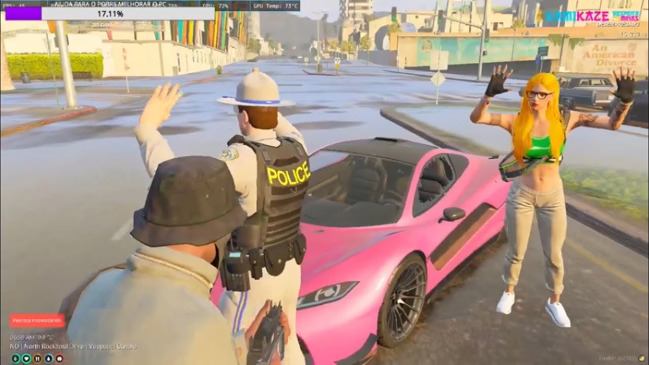 SCOTT RENDENDO POLICIAL E PASSANDO FILHA DE FAMILIES [KAMIKAZE 2.0] GTA RP