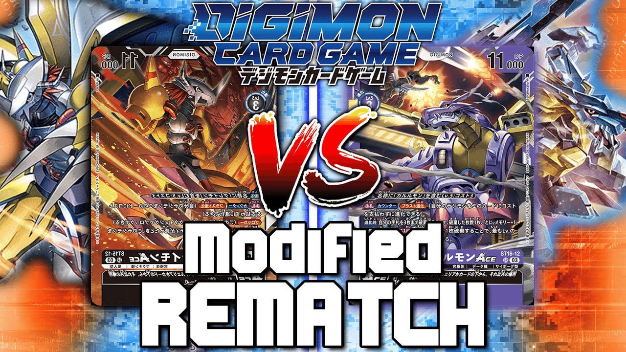 Modifying the new Start Decks! WarGreymon VS MetalGarurumon REMATCH!! | Digimon Card Game ST15/16