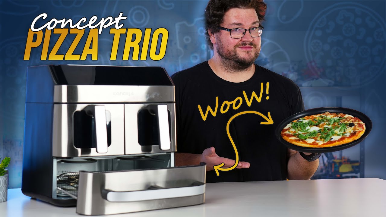 Takovýhle airfryer jste ještě neviděli: Concept FR9000 Pizza Trio!