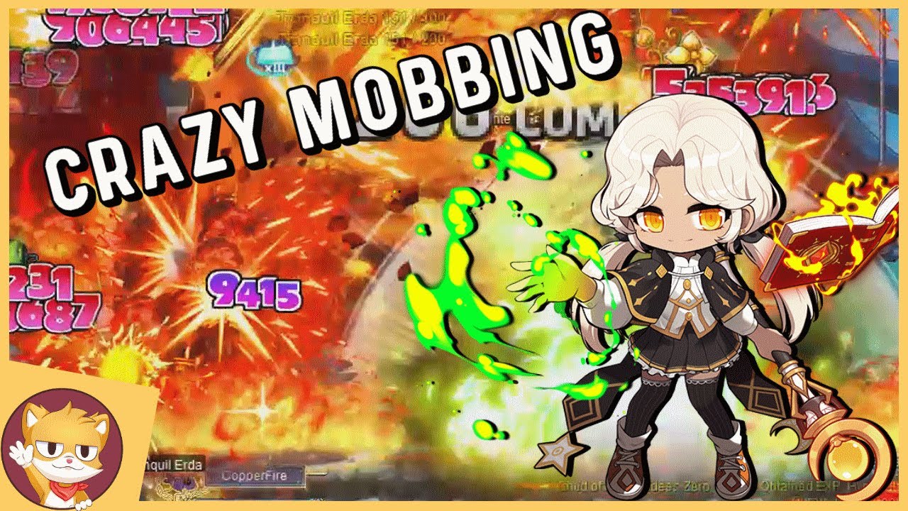 Training The Insanely Good Remastered Fire Poison Mage To Level 200 | MapleStory | GMS Reboot