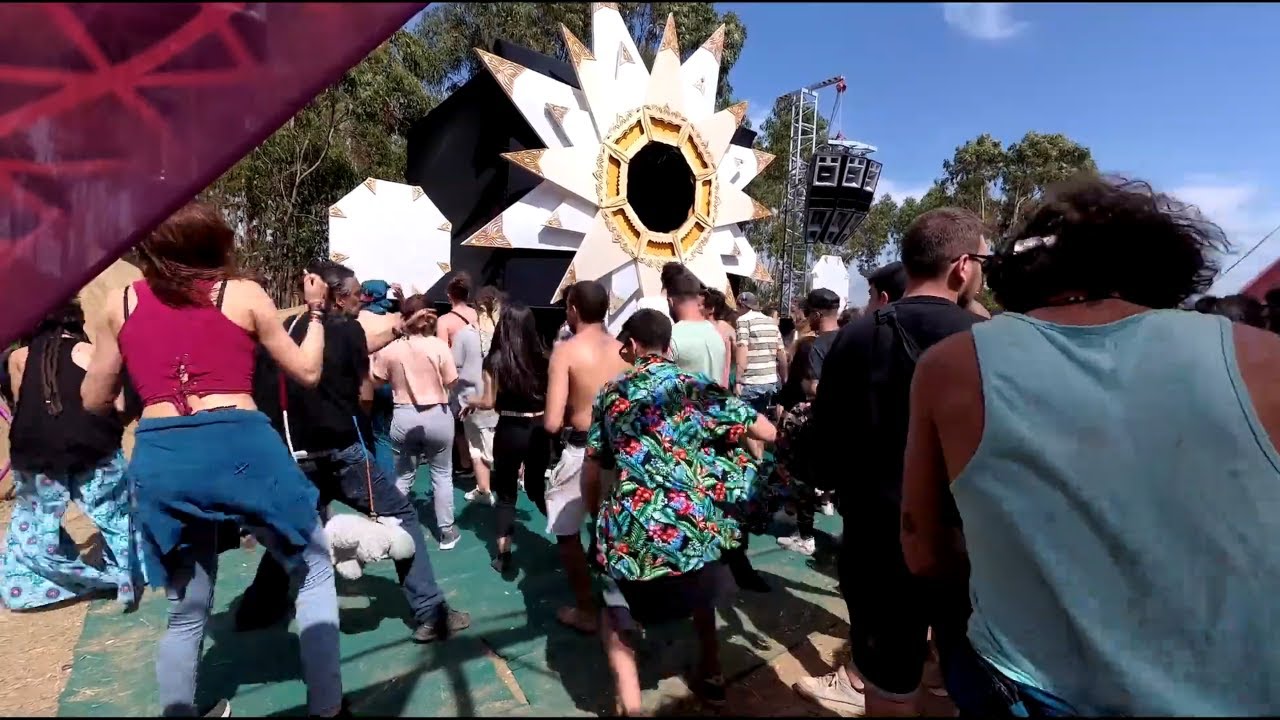 Psytrance Portugal :(Tristan)  Dançando na Montanha :)