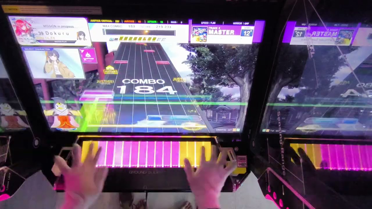 [CHUNITHM Luminous] Dokuru *Floating Darkness* Master (1st try)