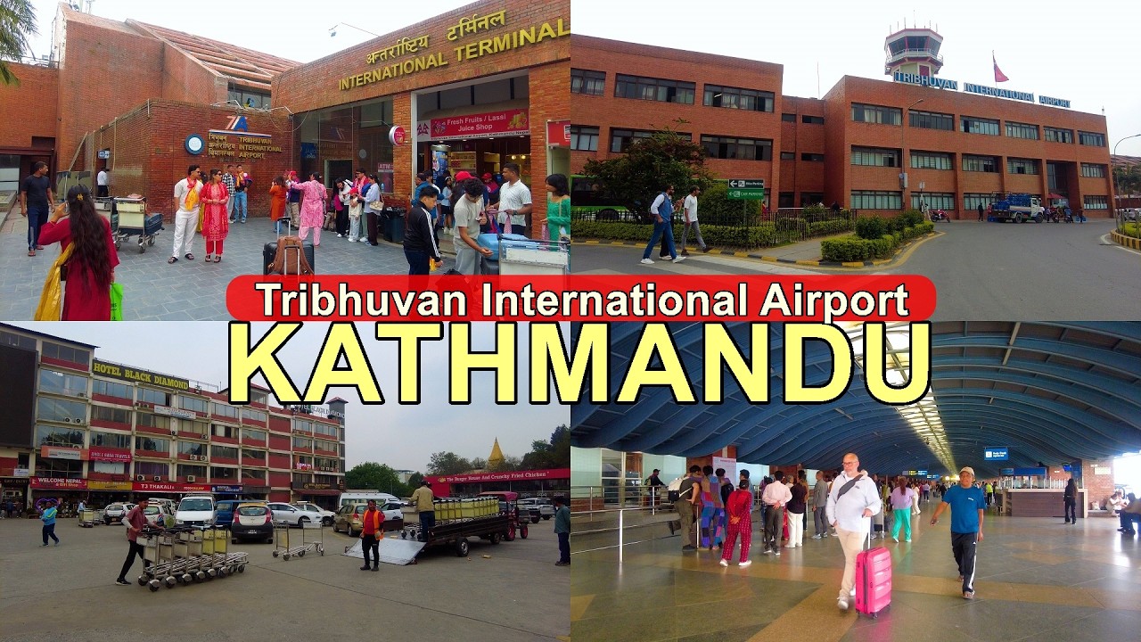 🇳🇵 Tribhuvan International Airport 4K Walking Tour ✈️ Kathmandu, Nepal 2083