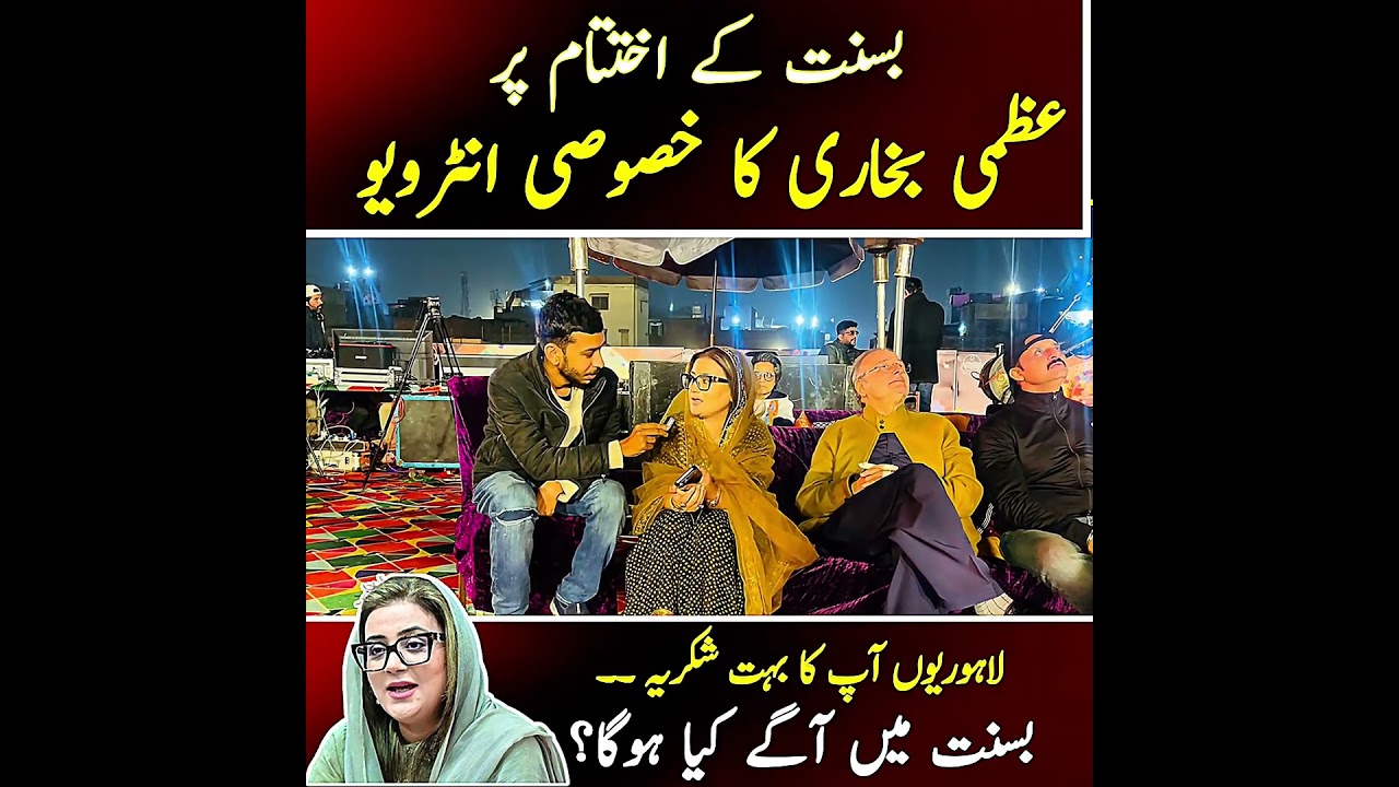 Azma Bukhari interview with Right Pakistan| Basant