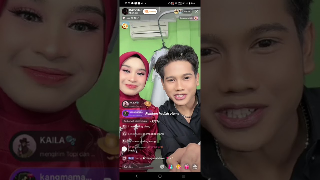 KANGEN TEROBATI LIVE TERBARU BERDUA VALEN & MILA!! #milada7 #valenda7 