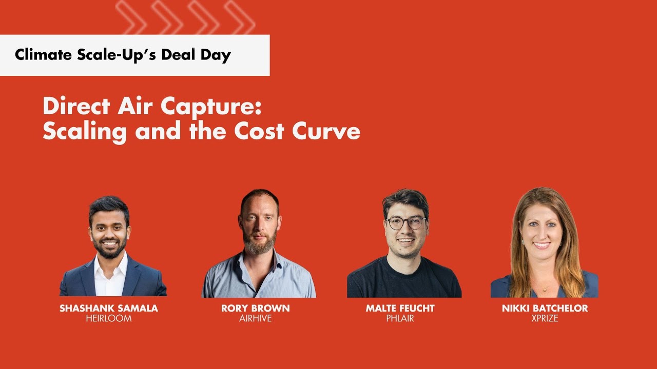 Direct Air Capture: Scaling and the Cost Curve