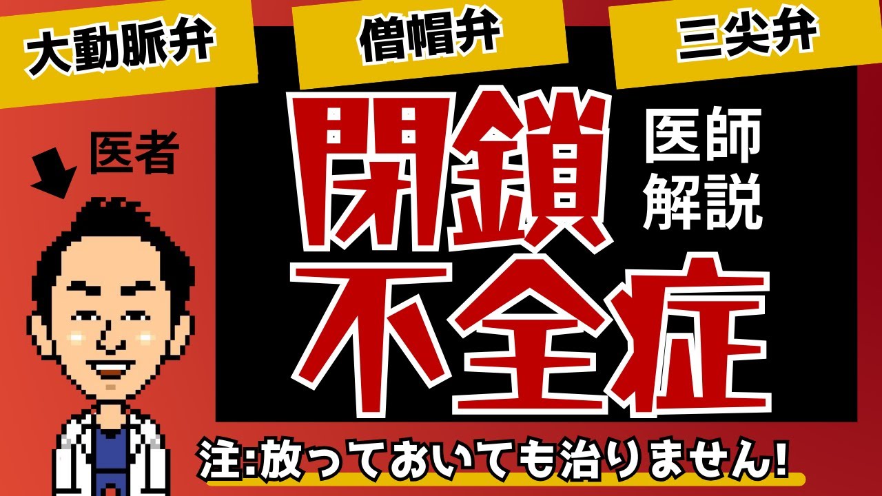 心臓弁膜症・閉鎖不全症【専門医解説】症状や原因から治療法、悪化させないポイントまで