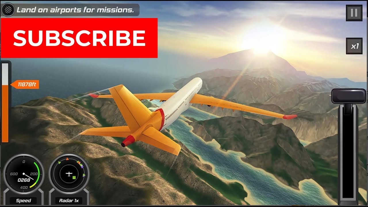 #letsplay Flight Pilot Simulator 3D - All Levels - #android  #gameplay
