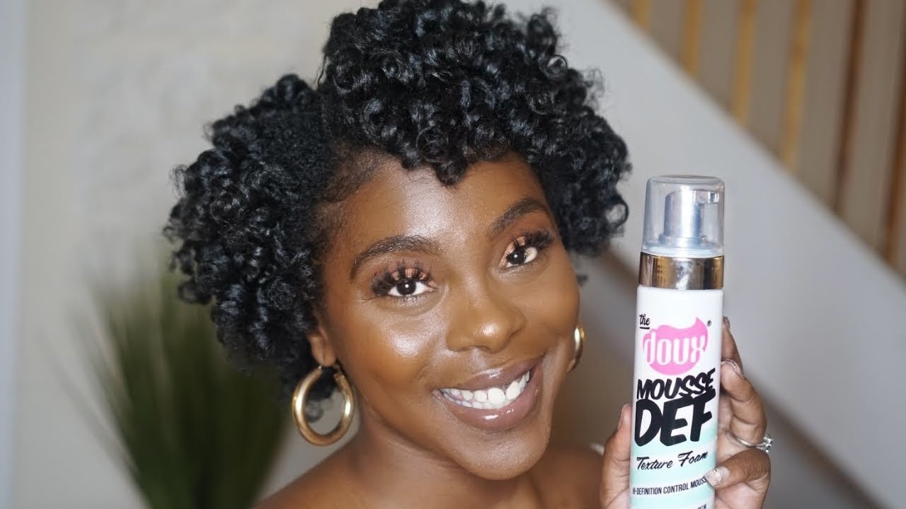 1 Product Perm Rod Tutorial on Natural Hair ft. The Doux (Update)