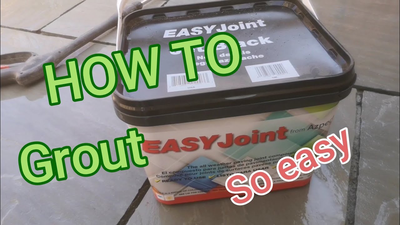 grouting patio with azpects easy joint