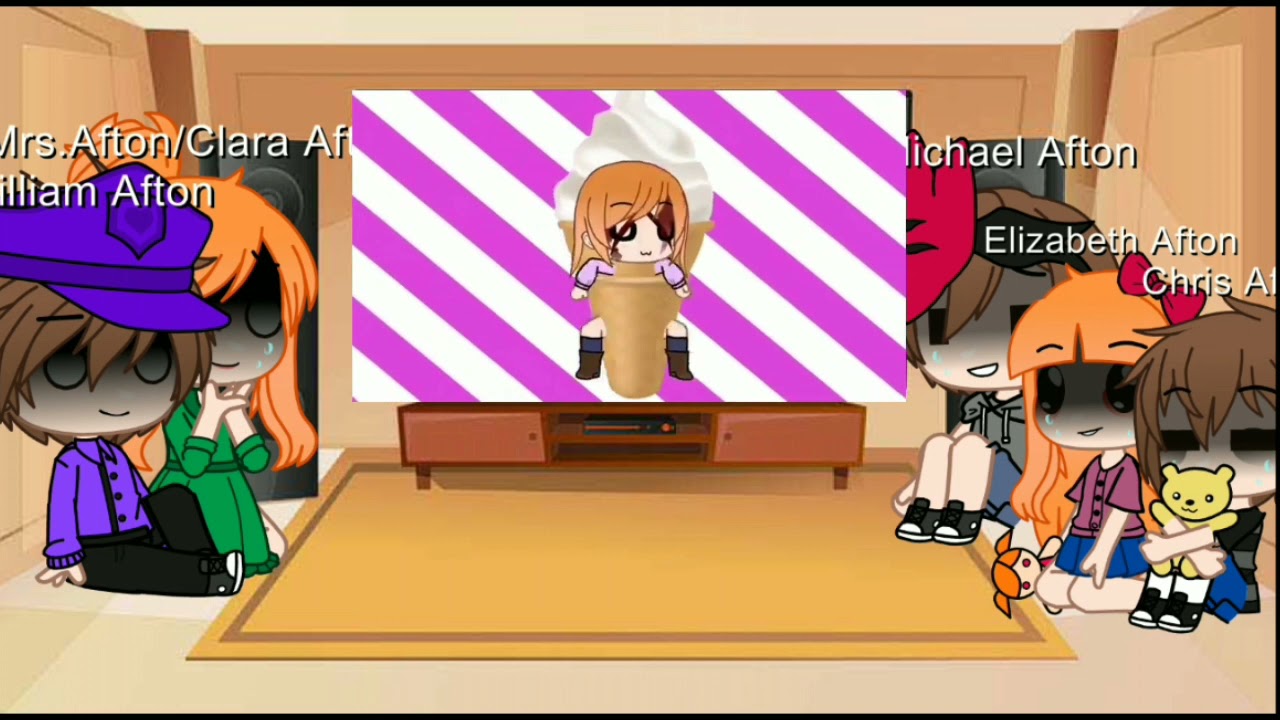 Aftons do passado reagindo aos seus futuros memes-Gacha Club