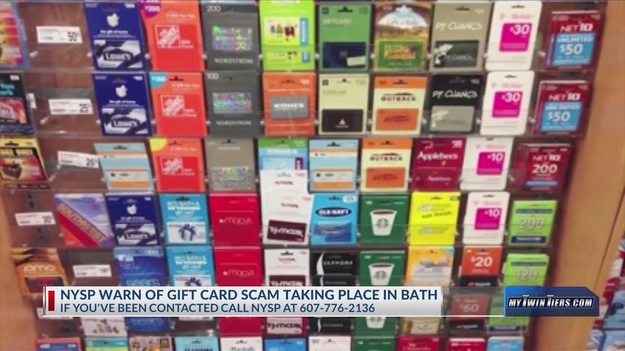Police warning Bath residents of gift card scam