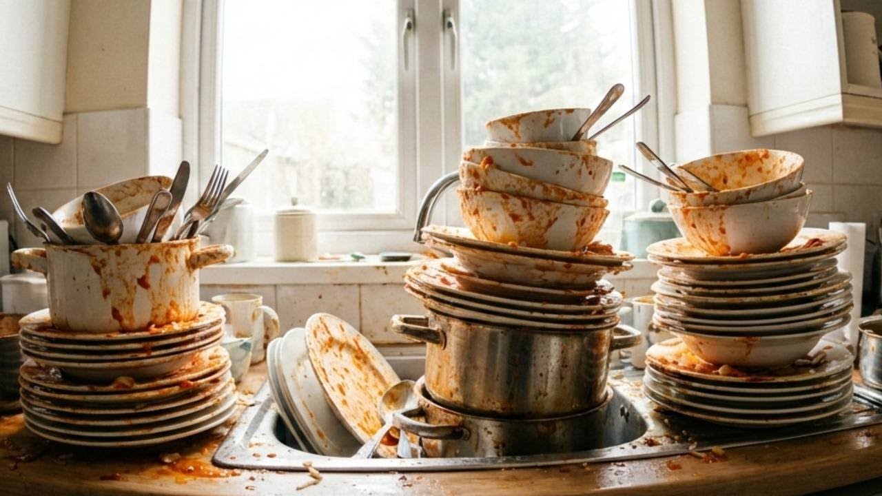 dishwashing whisper: Soft Morning Dishwashing 🫧 | Calm Start, Clean Kitchen🍽️