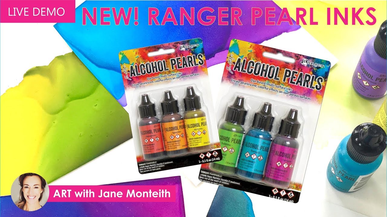 Replay - LIVE Ranger Demo on the NEW Pearl Alcohol Ink Line!