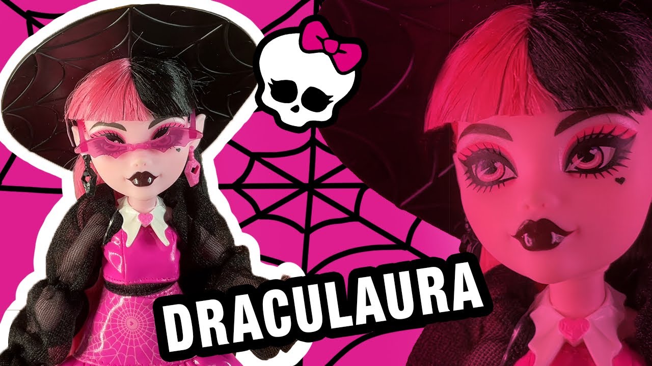 ¡SU ICÓNICO SOMBRERO! 😍 |  Muñeca Draculaura Core Refresh de Monster High G3 ¡Unboxing y revisión!