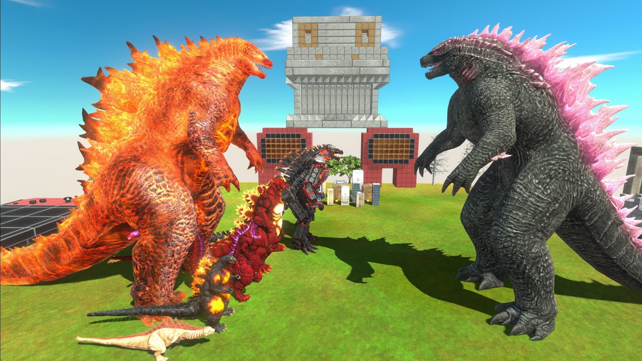 Evolution of Thermo Fire Godzilla VS Godzilla The New Empire - Animal Revolt Battle Simulator