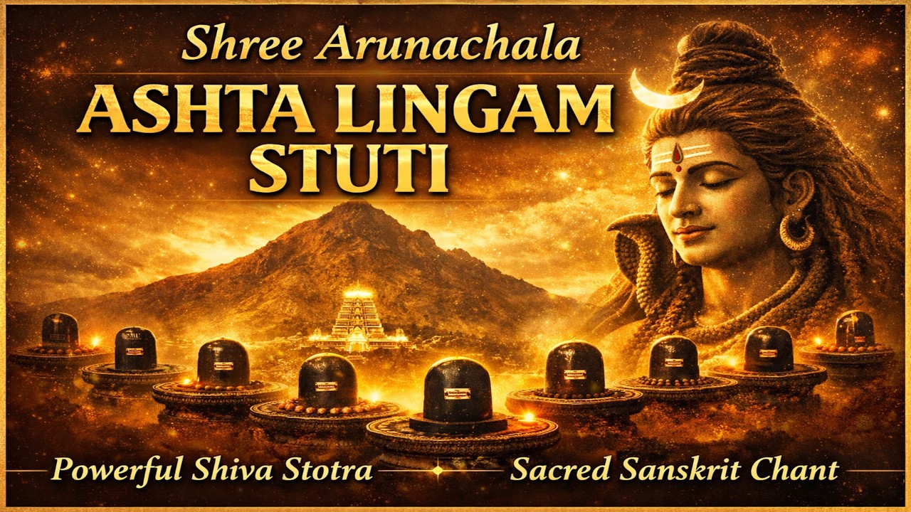 Shree Arunachala Ashta Lingam Stuti | Original Shiva Stotra | Powerful Sanskrit Devotional Song