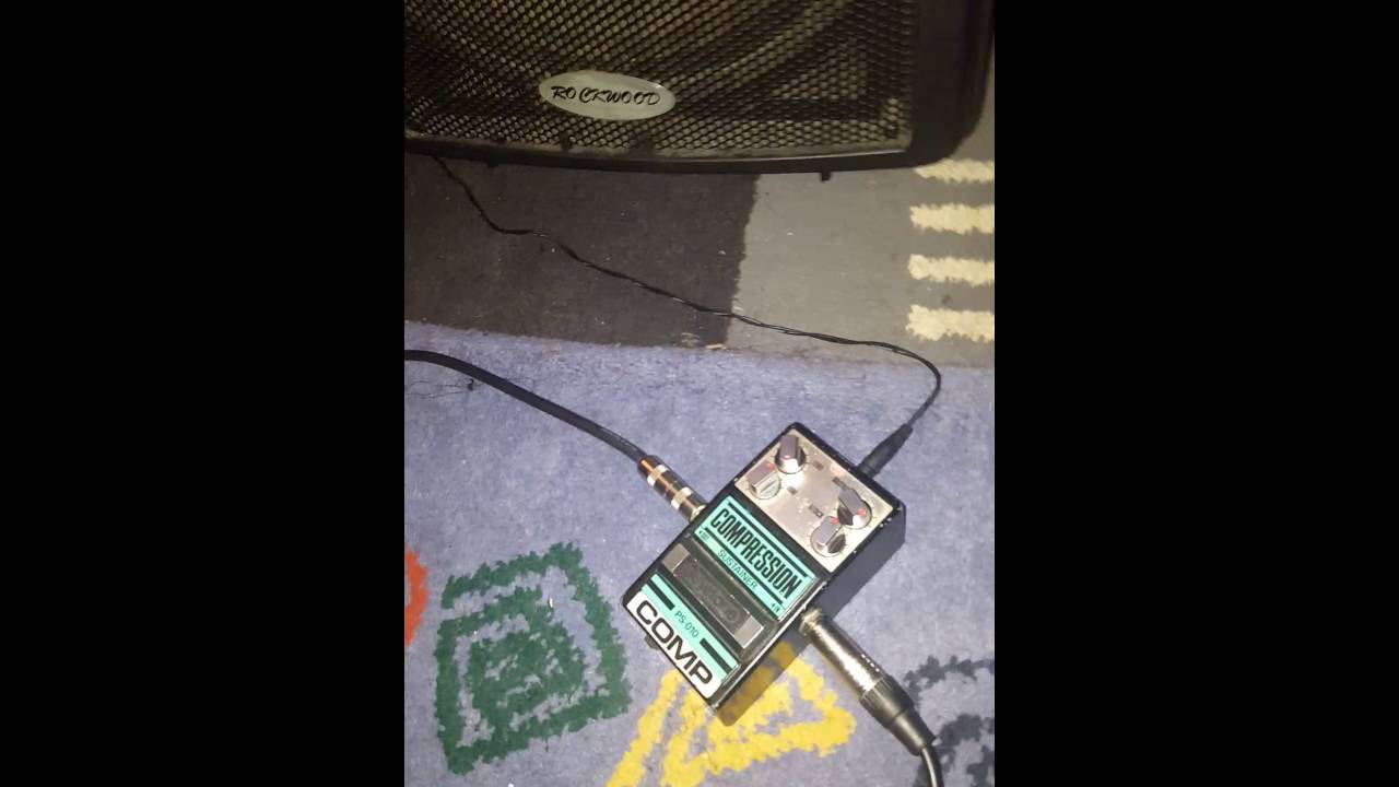 Guyatone PS-010 compression sustainer pedal demo