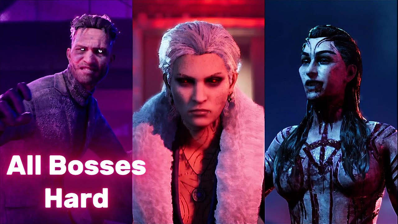 Vampire: The Masquerade Bloodlines 2 - All Bosses Hard & Endings