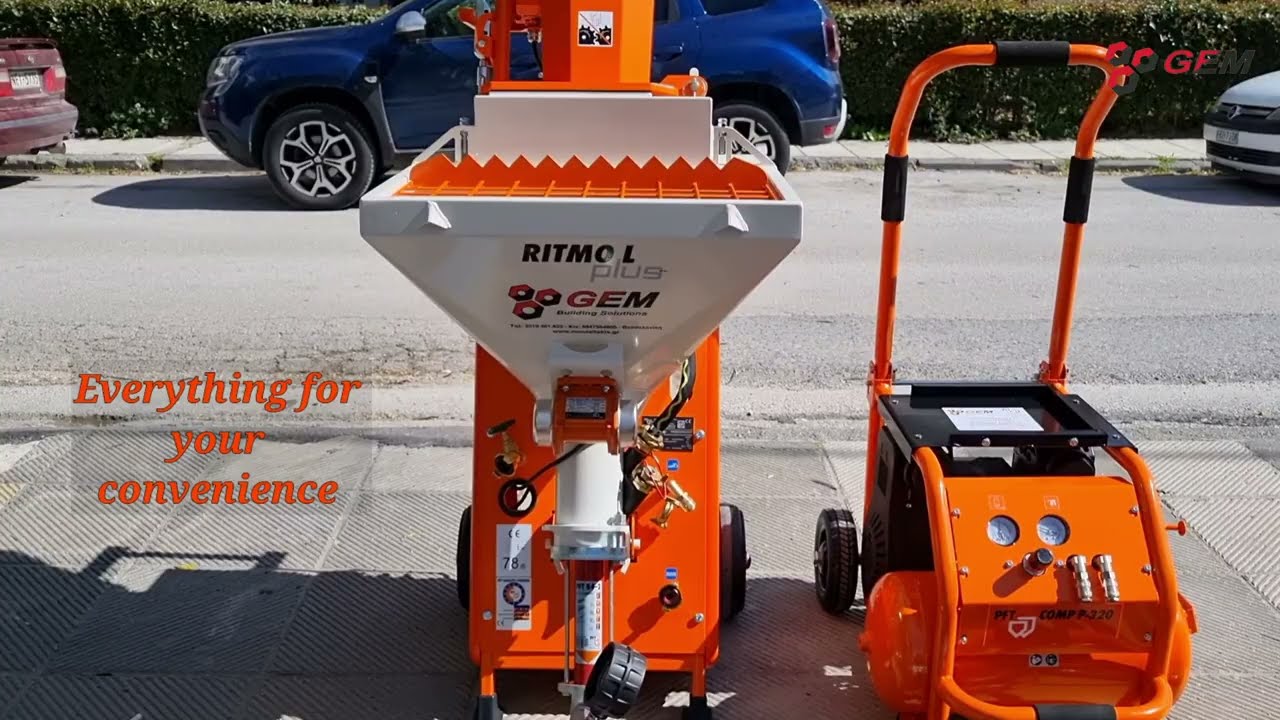 Ritmo L plus from PFT with extra accessories