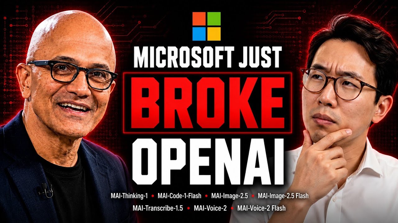 Microsoft выпускает 7 собственных ИИ-моделей &mdash; OpenAI и Anthropic в беде