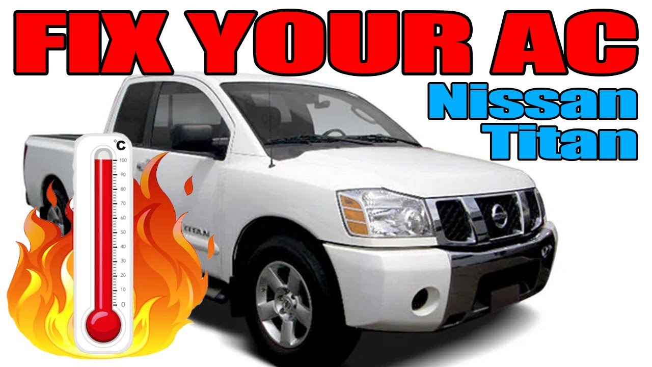 How to Make Nissan AC COLDER - How recharge Nissan Titan Air Condition System