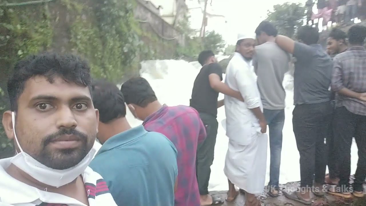 പെരുമഴയത്തും വെള്ളച്ചാട്ടം കാണാൻ ജനങ്ങളുടെ കുത്തൊഴുക്കോ |  Karingappara | Karingappara waterfall