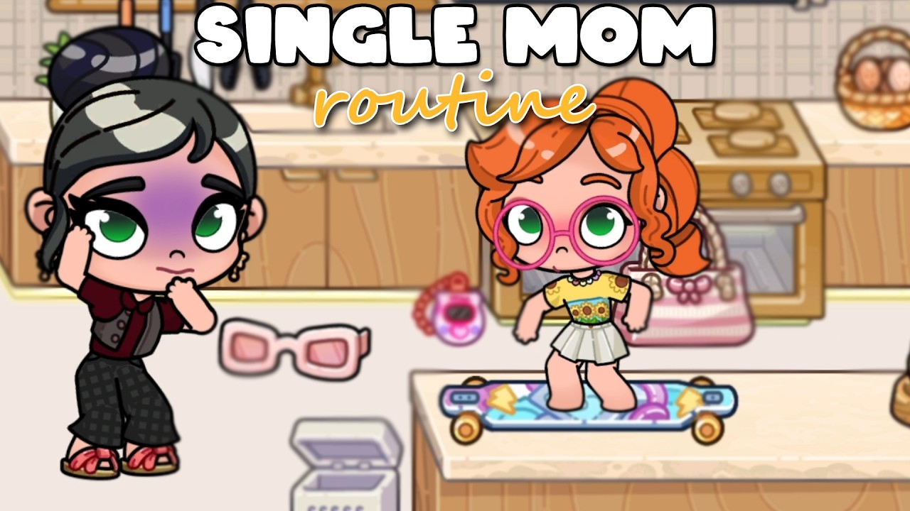Single Mom Daily Routine Struggling with a Naughty Child 😮‍💨 | Avatar World ASMR Routine