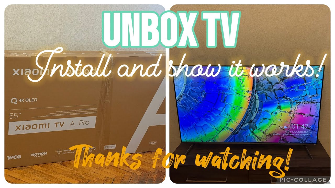 Распаковка XIAOMI  TV A Pro 55