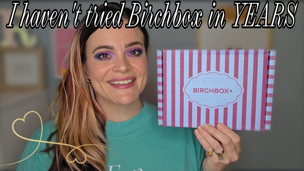 Распаковка коробки Birchbox | Моя первая за много лет #unboxingvideo