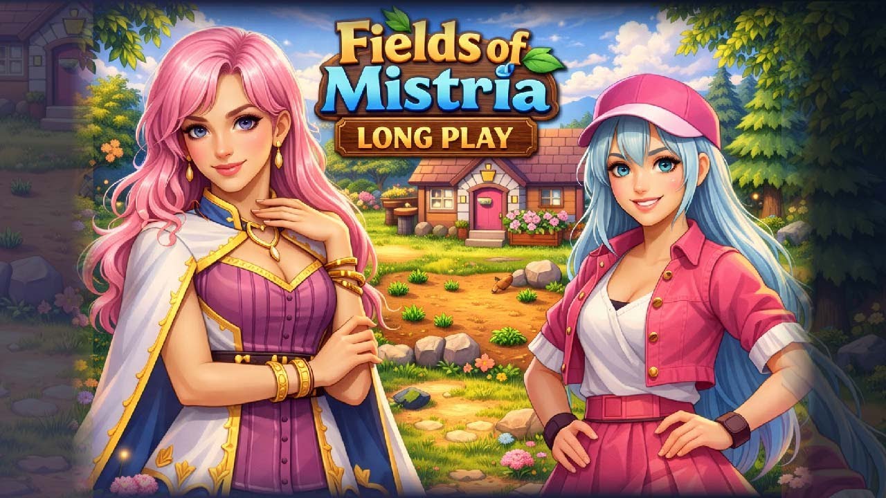 Fields of Mistria Long Play | Cozy Farming RPG Gameplay | No Commentary Relaxing Playthrough #1