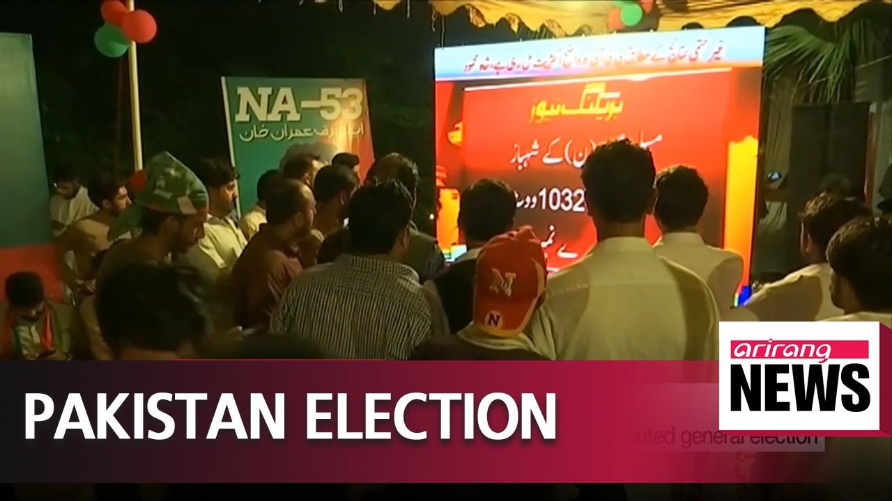 Pakistan's former cricket star Imran Khan claims victory in disputed general election