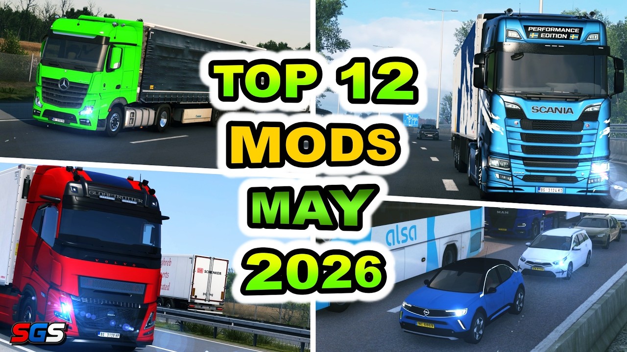 |ETS2 1.59| TOP 12 MODS - MAY [2026]