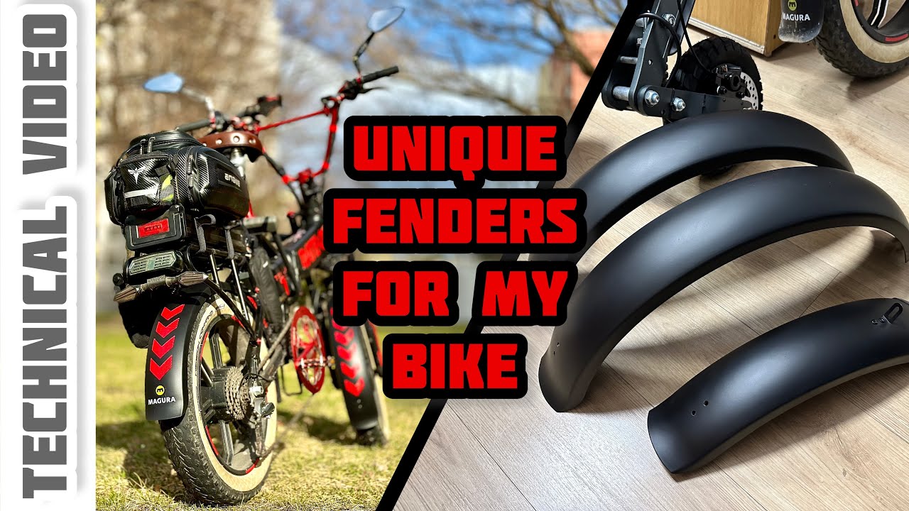 JEDINEČNÉ BLATNÍKY PRE MÔJ FATBIKE  - INŠTALÁCIA