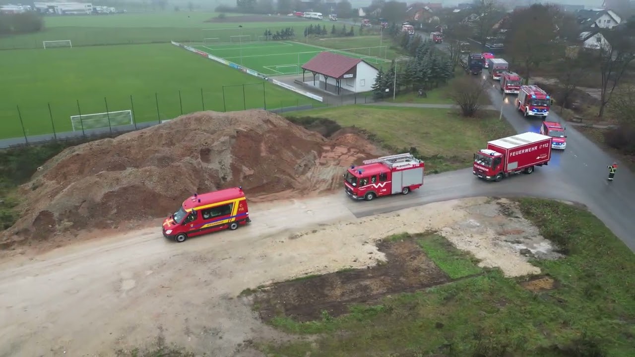 Drohnenflug Marsch&uuml;bung I