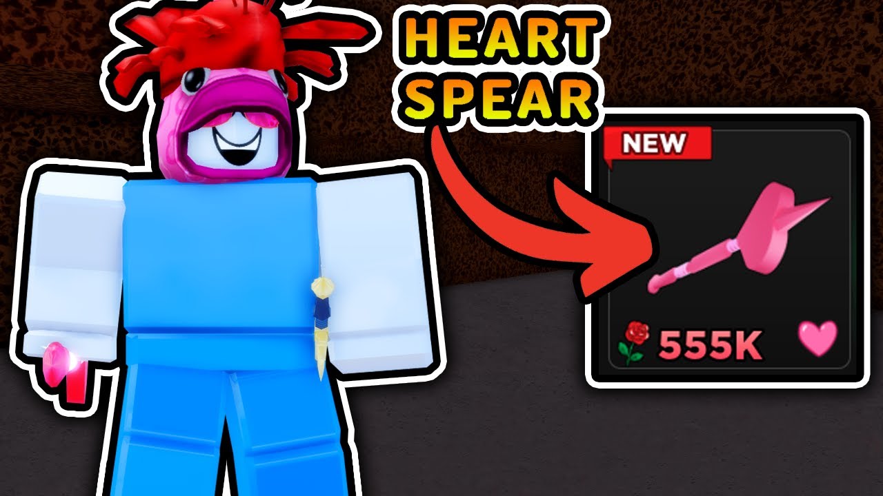 SHOWCASING THE HEART SPEAR IN ROBLOX FLAG WARS..