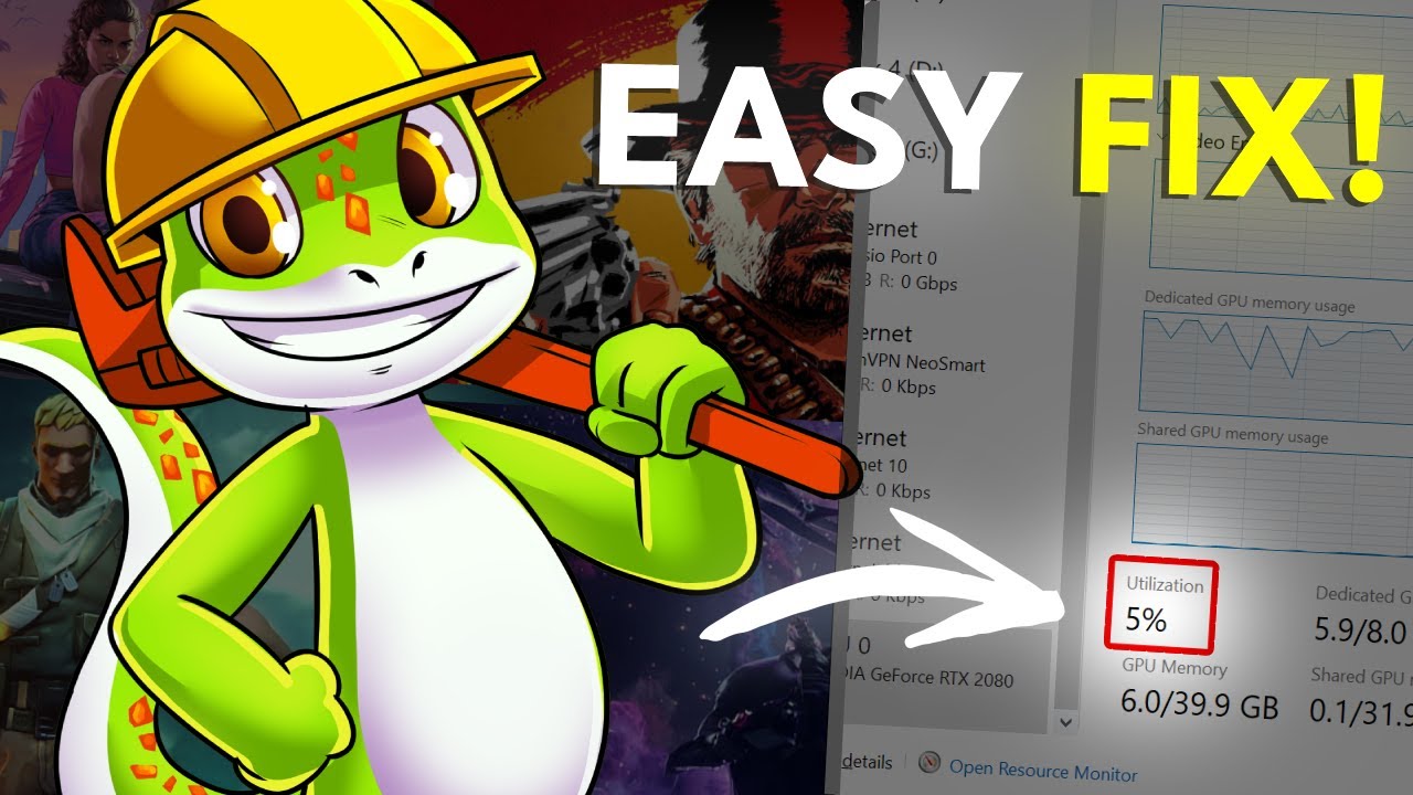 Как исправить низкую загрузку графического процессора в играх (ОБНОВЛЕНО В 2025 ГОДУ)