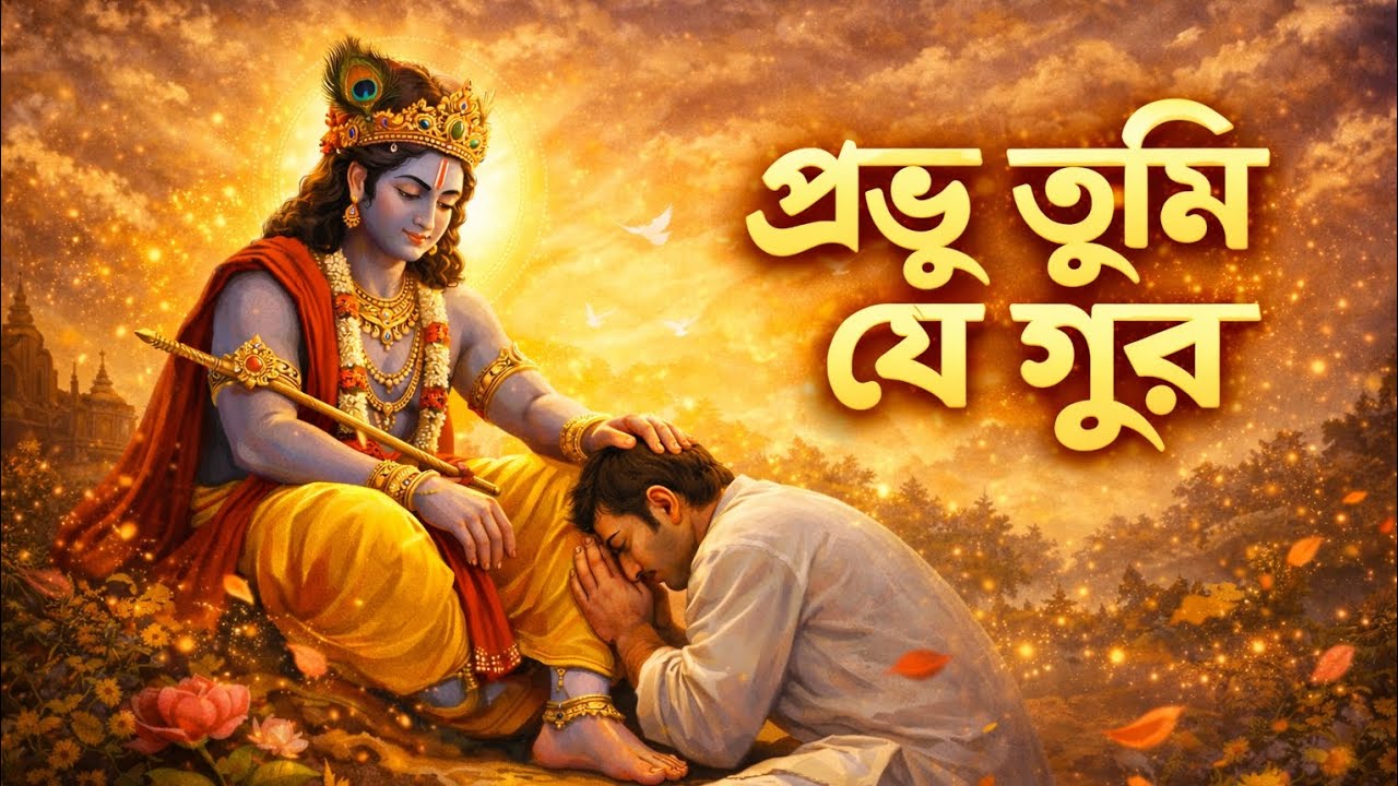 প্রভু তুমি যে গুরু || New Bengali Krishna song || Sangeet Bengal 