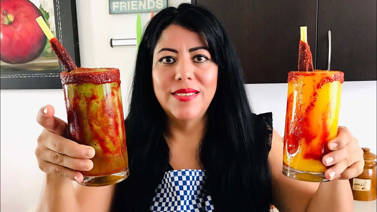 🥒🥭🧊ASMR CHAMOYADAS DE MANGO🥭 Y PEPINO🥒🧊