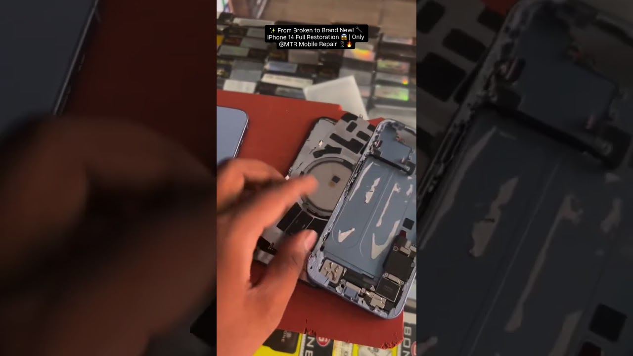 iPhone 14 Restoration After Heavy Damage 🔧 | By MTR Mobile Repair 